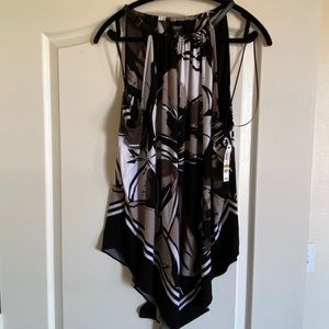 Alfani 2x handkerchief strapless top